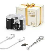 Load image into Gallery viewer, Omars Retro Mini Digital Camera with Color Screen, 32GB Card, 1080P Videos &amp; 2MP Photos