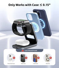 Load image into Gallery viewer, Omars 3-in-1 15W Magnetic Wireless Charging Station