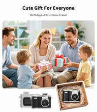 Load image into Gallery viewer, Omars Retro Mini Digital Camera with Color Screen, 32GB Card, 1080P Videos &amp; 2MP Photos