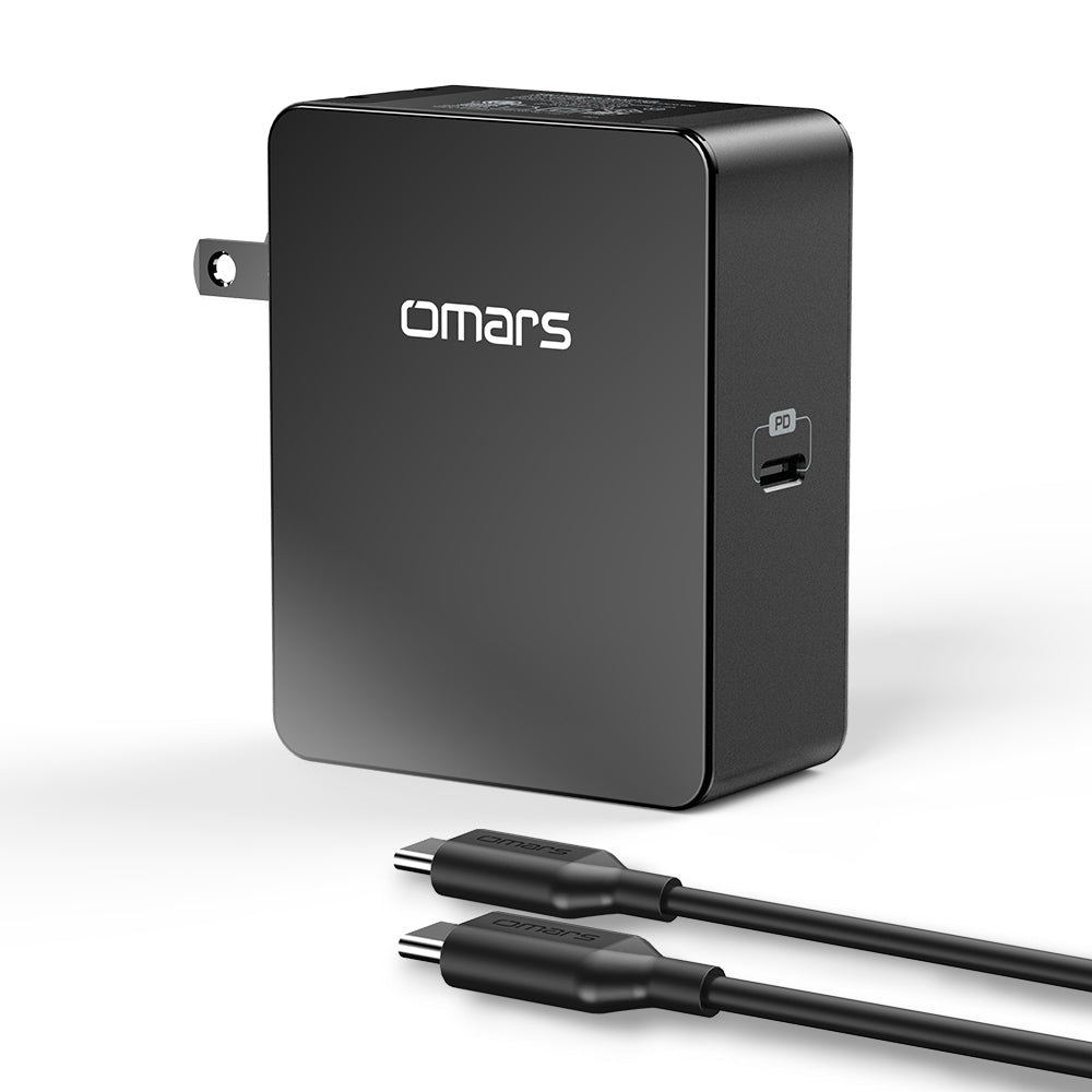 USB C Wall Charger Omars 45W Type-C Power Delivery Fast Charger Adapter with Foldable Plug