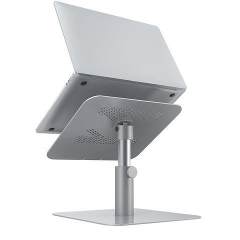 Laptop Stand MacBook Pro, NOVOO 360° Rotating, Angle&Height Adjustable Laptop Holder Ergonomics Computer Stand