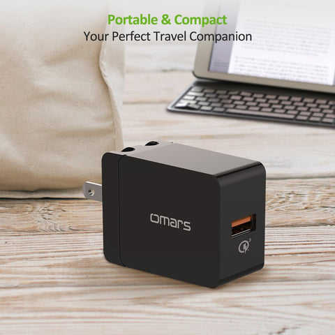 Quick Charge 3.0 18W USB Wall Charger (Qualcomm Certified)