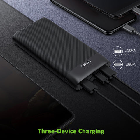USB C Power Bank Portable Charger 20000mAh Omars External Battery Pack 15W Max Output