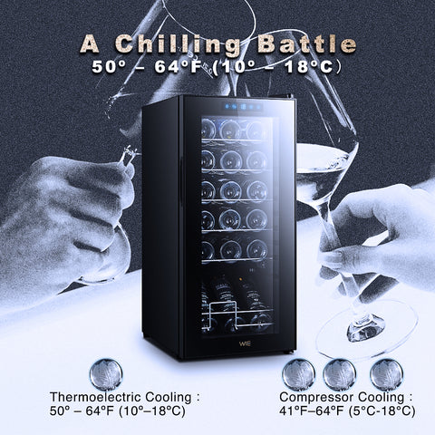 Wine Enthusiast 18-Bottle Dual Zone MAX Compressor Wine Cooler