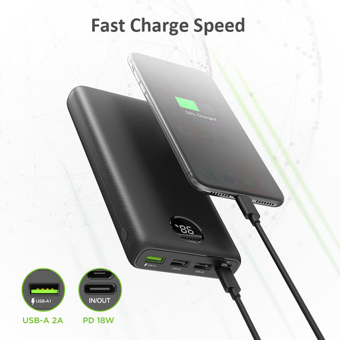 Omars Portable Charger Power Bank 26800mAh High Capacity