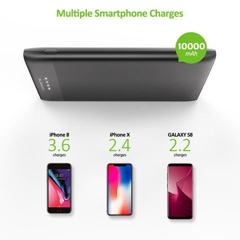 Omars SlimPack 10000mAh USB C Battery Pack Slimline Portable Charger （upc 737420930883）