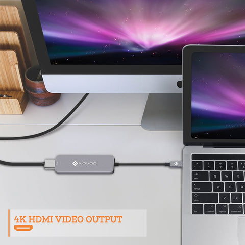 Novoo 5 in 1 MacBook Adapter （ upc 751450487896）