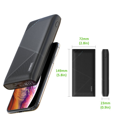 Omars Power Bank Ultra Slim Quick Charge Portable Phone Charger