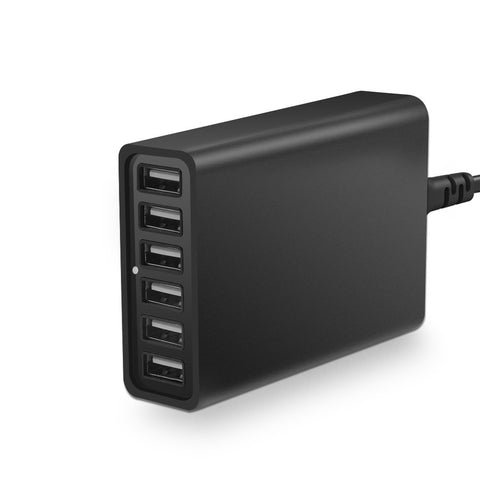 USB Charger, Omars 60W 6-Port USB Wall Charger, USB Desktop Charger Charging Station
