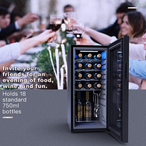 Wine Enthusiast 18-Bottle Dual Zone MAX Compressor Wine Cooler