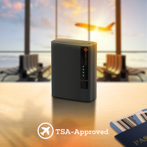 NOVOO 10000mAh Portable Charger PD 18W Compact External Battery Pack