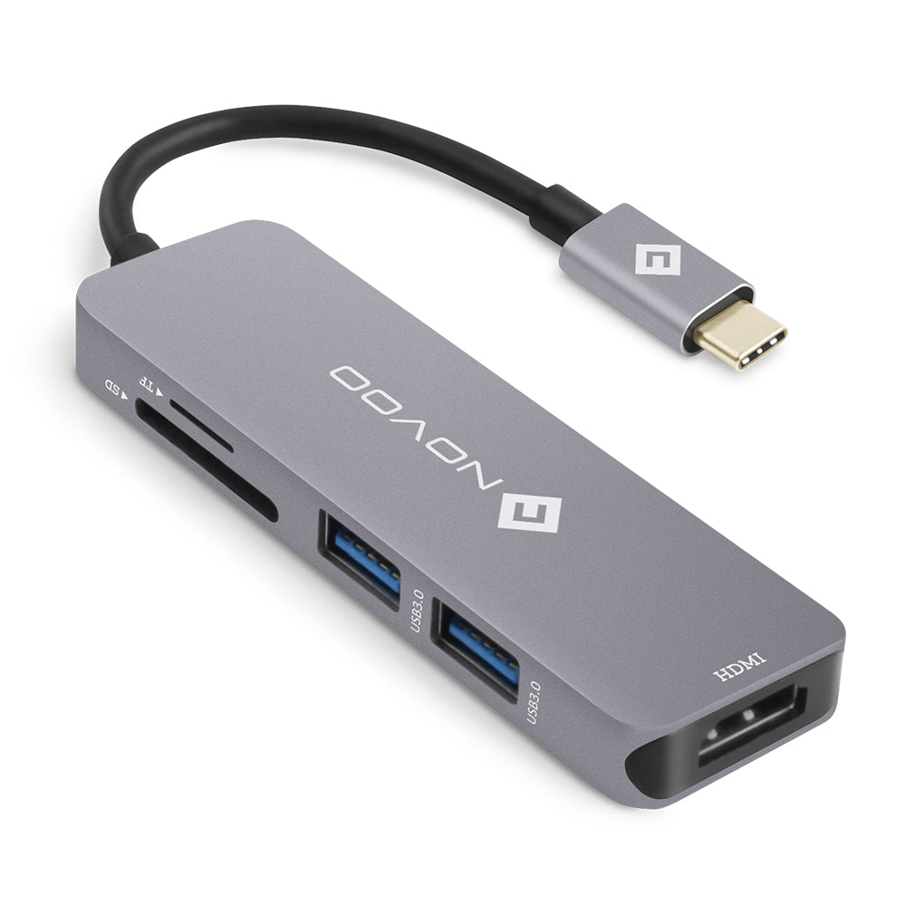 Novoo 5 in 1 MacBook Adapter （ upc 751450487896）