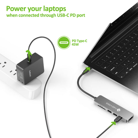 USB C Wall Charger Omars 45W Type-C Power Delivery Fast Charger Adapter with Foldable Plug