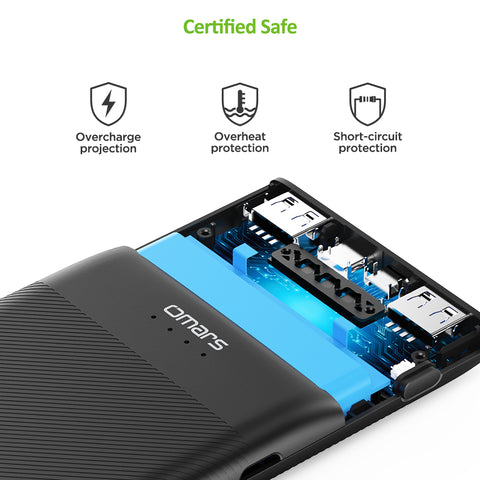 Omars SlimPack 10000mAh USB C Battery Pack Slimline Portable Charger （upc 737420930883）