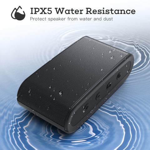 Bluetooth Speaker Portable Wireless NOVOO Bluetooth 5 Speaker Loud Volume, Stereo Sound, Rich Bass, IPX5 Waterproof Speaker