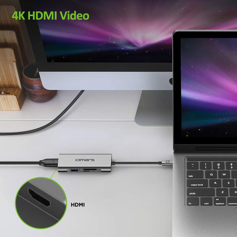 Omars 7 in 1 USB-C Power Delivery Hub
