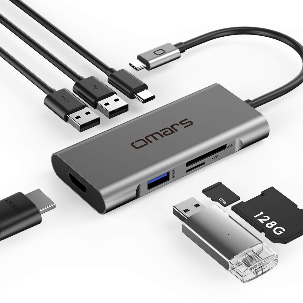 Omars 7 in 1 USB-C Power Delivery Hub