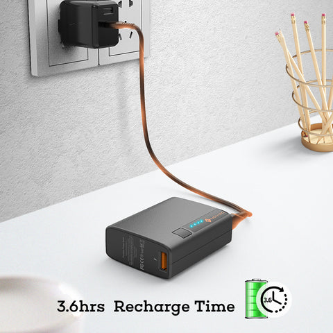 NOVOO 10000mAh Portable Charger PD 18W Compact External Battery Pack