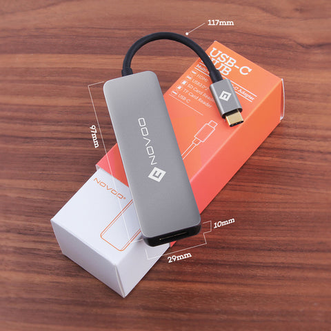 Novoo 5 in 1 MacBook Adapter （ upc 751450487896）