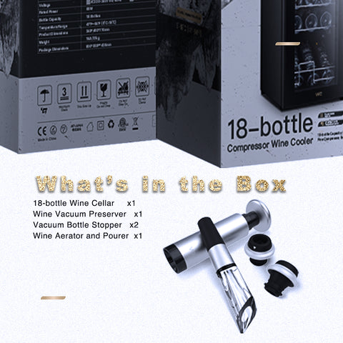 Wine Enthusiast 18-Bottle Dual Zone MAX Compressor Wine Cooler