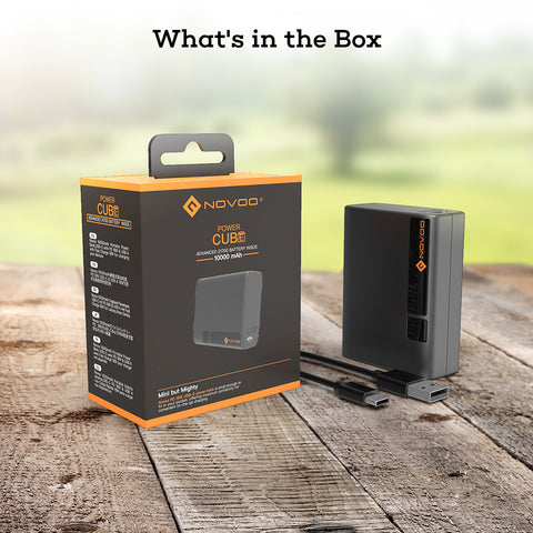 NOVOO 10000mAh Portable Charger PD 18W Compact External Battery Pack