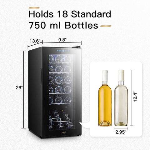 Wine Enthusiast 18-Bottle Dual Zone MAX Compressor Wine Cooler
