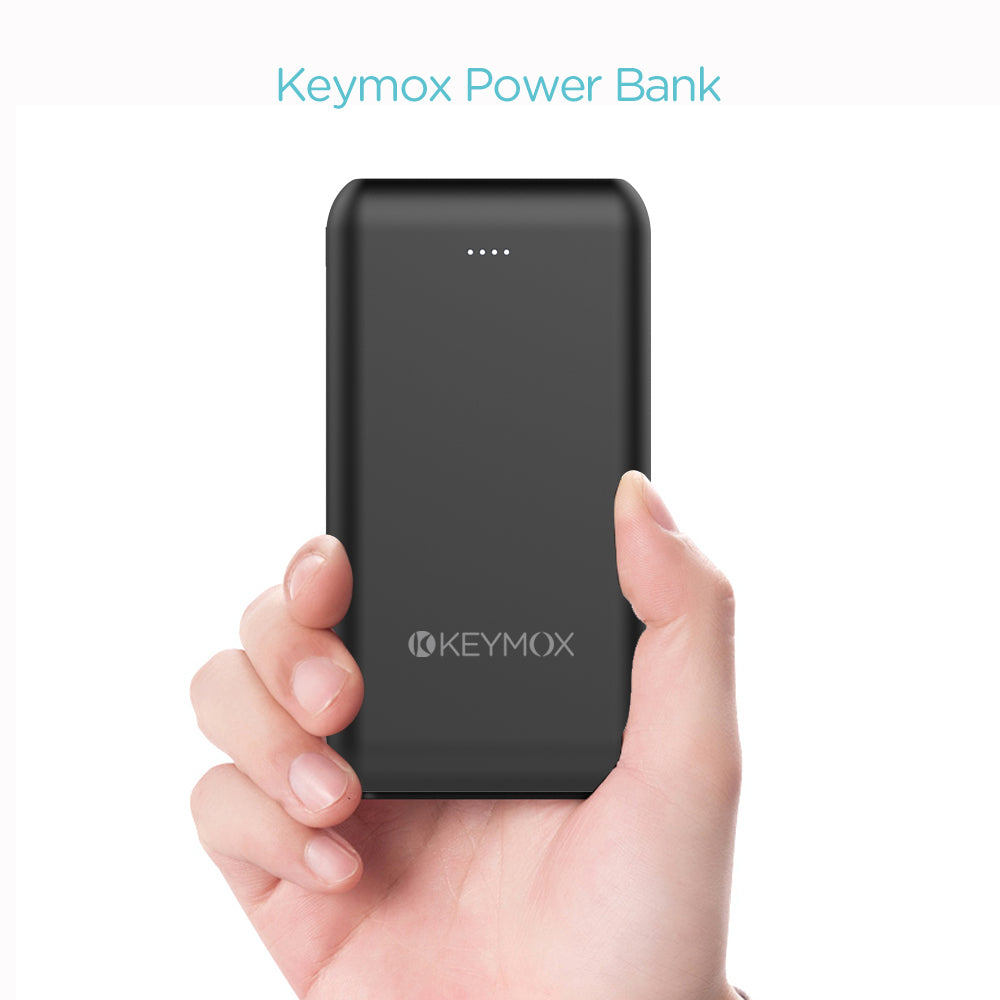 KEYMOX Portable Charger 20000mAh Quick Charge 3.0 Technology and 18W USB-C Power Delivery High-Capacity External Battery Pack