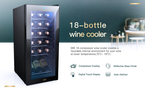 Wine Enthusiast 18-Bottle Dual Zone MAX Compressor Wine Cooler