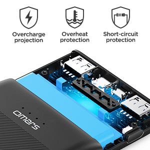 USB C Power Bank Portable Charger 20000mAh Omars External Battery Pack 15W Max Output