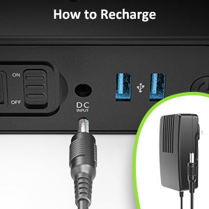 AC Outlet Portable Laptop Charger, Omars 88Wh/24000mAh 80W AC Power Bank with AC Plug
