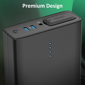 AC Outlet Portable Laptop Charger, Omars 88Wh/24000mAh 80W AC Power Bank with AC Plug