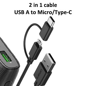 Omars Power Bank Ultra Slim Quick Charge Portable Phone Charger